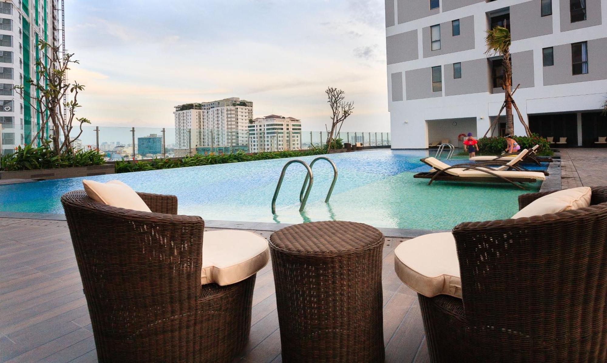 Min' Apartment - Rivergate Residence Downtown Bui Vien - Free Pool Хошимін Екстер'єр фото